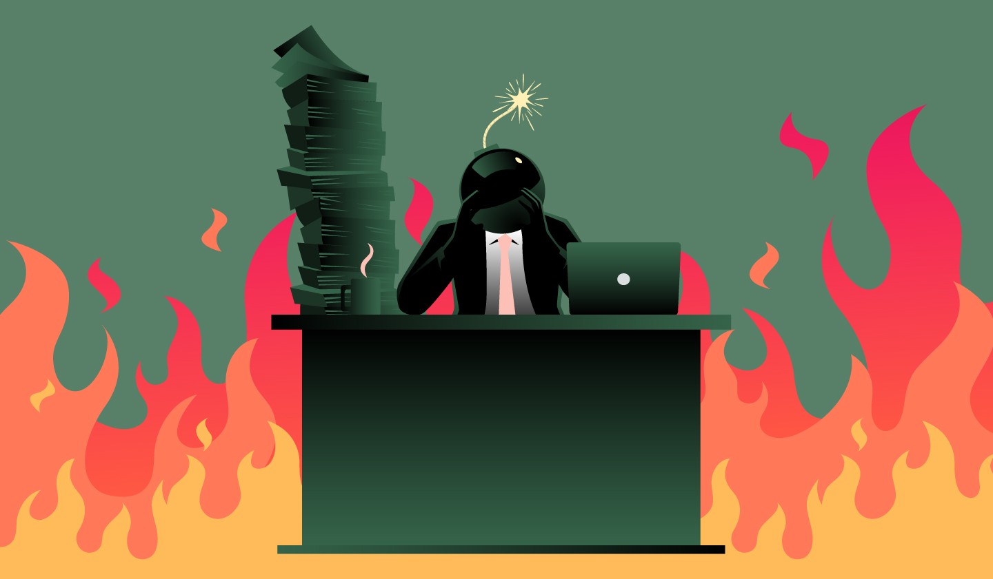 Weak Ties: Burnout